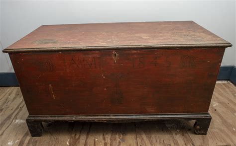 Sold Price Painted Blanket Chest October 6 0118 1000 Am Edt