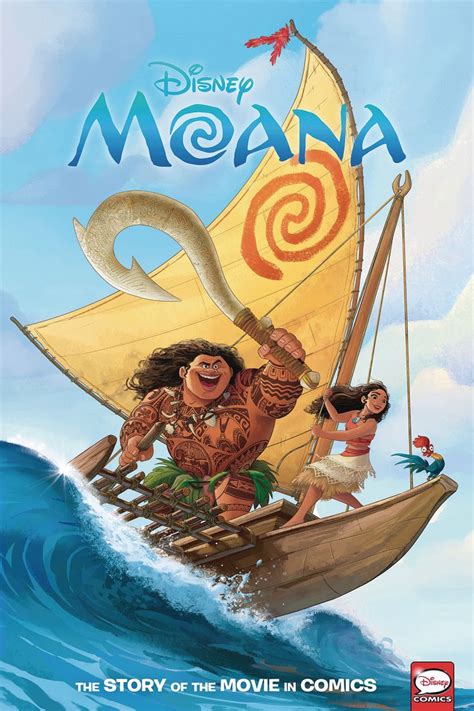 Disney Moana The Story Of The Movie In Comics Disney Moana Disney