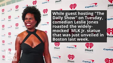 Snl Alum Leslie Jones Roasts Controversial Mlk Statue Compares It To