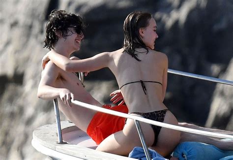 Timothee Chalamet Lily Rose Depp Kiss The Fappening