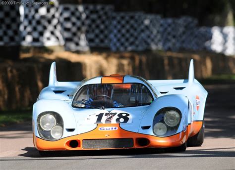 Porsche Le Mans Wins 907 Gulf Race Racing Car Classic G