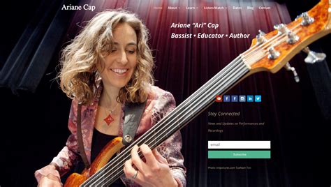 Website Redesigned Aris Bass Blog