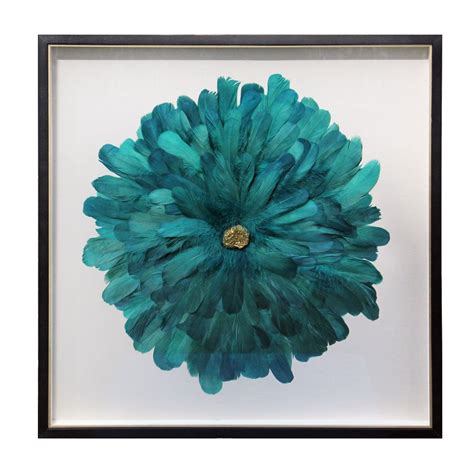 Teal Feather Wall Art Frames On Wall Feather Wall Art Frame Wall Decor