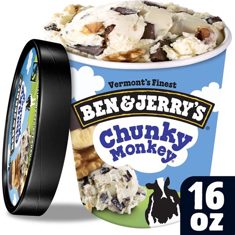 Ben Jerry S Ice Cream Chunky Monkey Oz Walmart Com Walmart Com