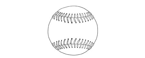 Simple Bat Ball Drawing