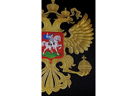 Вышивка Российский Герб Премиум Вышивка Заказать в EmbroShop