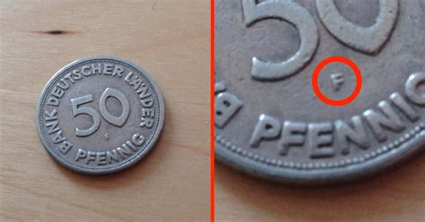 Auf den münzen des jahrgangs 1949 findet man auf der rückseite bank deutscher länder zu lesen, ab 1950 steht dann bundesrepublik deutschland geschrieben. Seltene 1 Pfennig Munzen - Münzsammlung