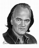 Quentin Tarantino drawing Drawing by Murphy Art Elliott