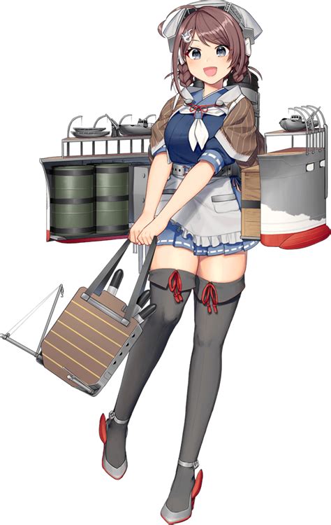 Safebooru 1girl Akasaka Yuzu Chougei Kancolle Full Body Kantai Collection Official Art Solo