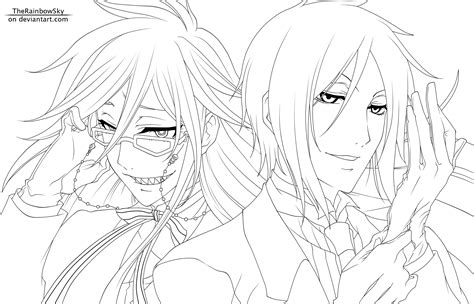 Black Butler Chibi Coloring Pages