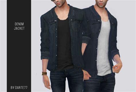 Denim Jacket At Darte77 Sims 4 Updates