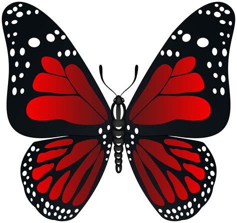 Red Butterfly Transparent Png Image In 2023 Red Butterfly Beautiful