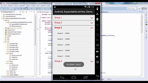 Expandablelistview With Example In Android Studio Images