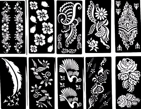 Henna Stencils Printable Printable World Holiday