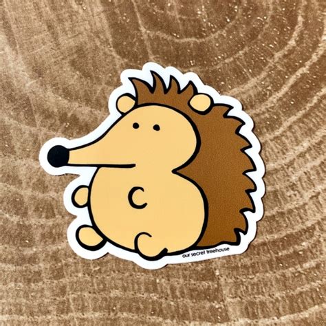 Hedgehog Sticker Our Secret Treehouse