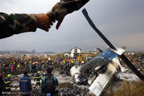 گزارش تصویری سقوط هواپیما در نپال