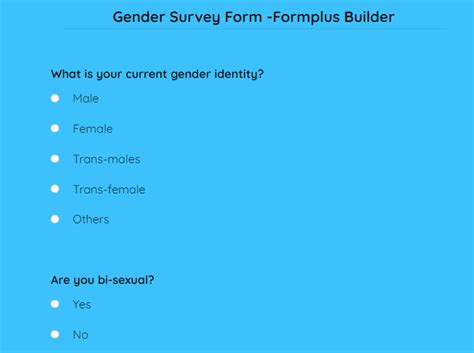 25 Ways To Write Gender Survey Questions 2022