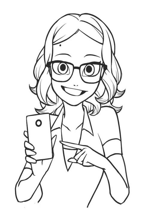 Free Printable Miraculous Ladybug and Cat Noir Coloring Pages