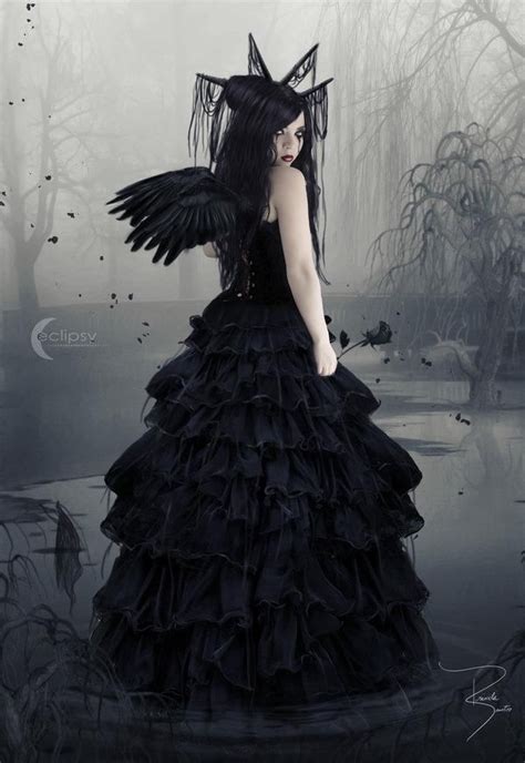 Digital Art By Priscila Santos Cuded Dark Beauty Gothic Fantasy