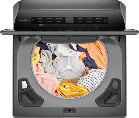 Whirlpool 4 8 Cu Ft Smart Top Load Washer With Load Go Dispenser