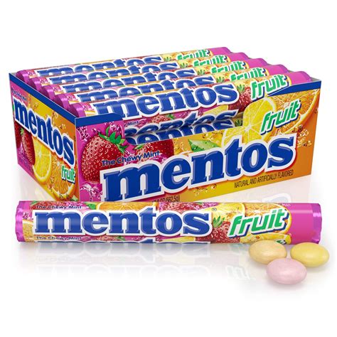 Mentos Candy Mint Chewy Candy Roll Fruit Non Melting Holiday Party