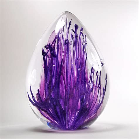 Handmade Blown Glass Sculpture Luxury Glass Design Etsy