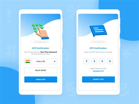 otp verification ui by aakash gokul s on dribbble