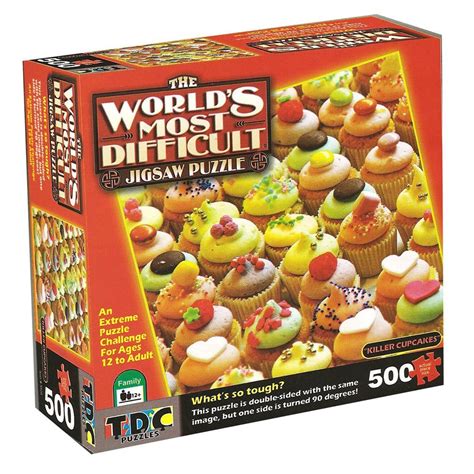 Worlds Most Difficult Jigsaw Puzzle Killer Cupcakes Toy Sense