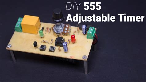 Adjustable 555 Timer Relay Switch Monostable Multivibrator Circuit