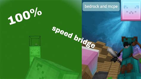 Easiest And Fastest Bridging Method For Minecraft Bedrock And Mcpe