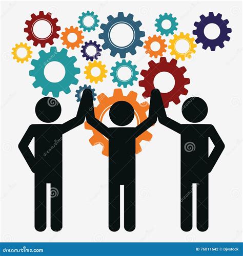 Teamwork Support People Group Vector Logo 117537446