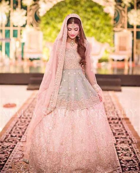 Pakistani Peplum Dresses For Wedding Brides In 2024 25 Weddingpace