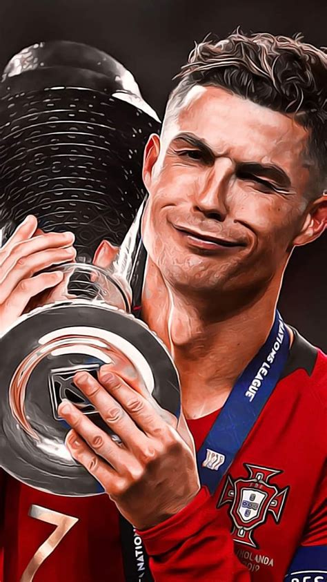 720p Free Download Ronaldo With Nations League Trophy Ronaldo