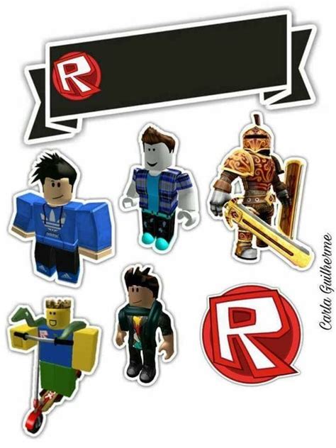 Roblox Free Printable Cake Toppers Oh My Fiesta For Geeks Roblox