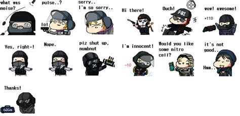 Rainbow Six Siege Emoticons Rrainbow6