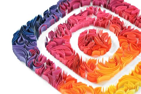 Instagram Logo Angled View Judithrolfe Paper Quilling Flowers