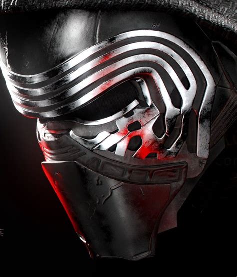 Kylo Rens Mask Pattern Design Has A Repetitive Striping Configuration