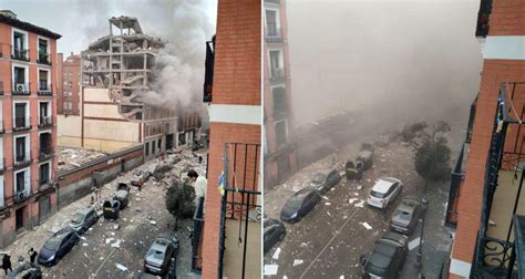 A Loud Explosion Destroys A Building In Madrid Archyde