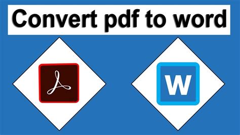 How To Convert And Export Pdf To Word In Adobe Acrobat Pro Dc Youtube