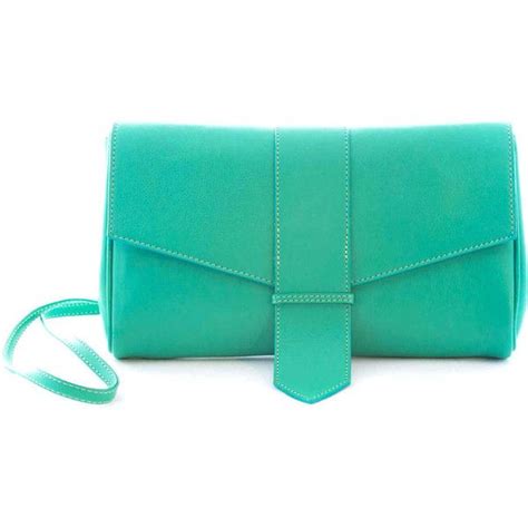 Betty And Betts Mint Green Clutch Found On Polyvore Mint Green Purse
