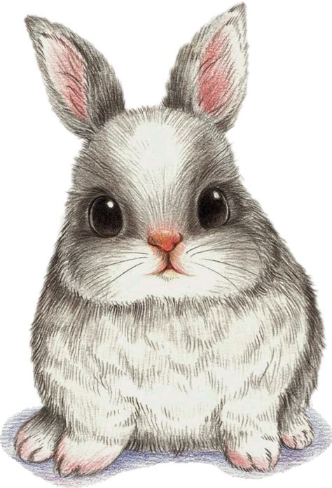 Drawing Watercolor Painting Art Image Cute Bunny Drawing Png Sketch