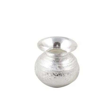 Silver Plated Small Kalash For Pooja Silver Kalasam Loti For Home