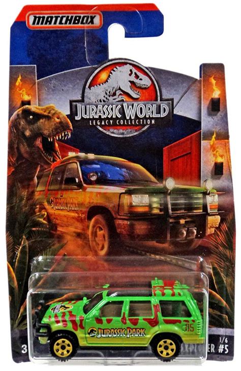 Jurassic World Matchbox Legacy Collection 93 Ford Explorer 5 164 Diecast Vehicle 16 Mattel Toywiz