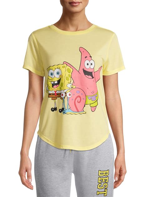 Spongebob Squarepants Juniors Graphic T Shirt