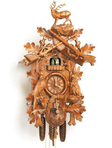 Exquisite Hunter Style Cuckoo Clock