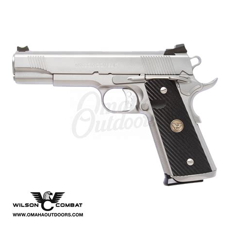 Wilson Combat Cqb Elite 8 Rd 45 Acp Stainless Pistol Free Shipping