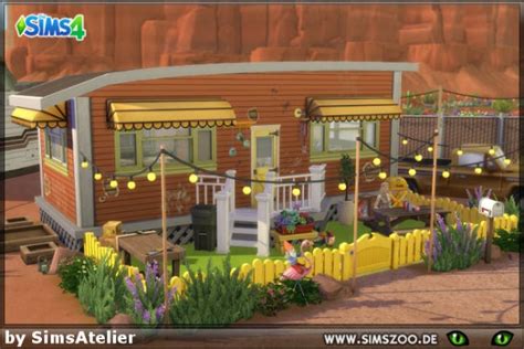 Blackys Sims 4 Zoo Old Caravan By Simsatelier • Sims 4 Downloads