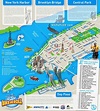 Maps of New York top tourist attractions - Free, printable - MapaPlan.com