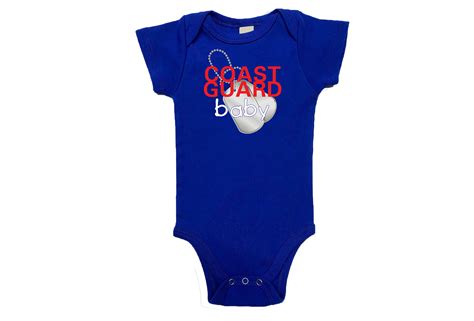 Coast Guard Baby Short Sleeve Onesie Baby Patriot