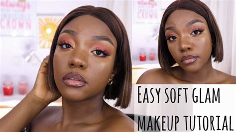 MY GO TO SOFT GLAM MAKEUP TUTORIAL EYEBROW AND NUDE LIP TUTORIAL
